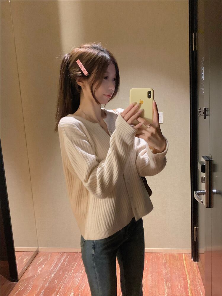 【outer】ニットカーデ　M28828