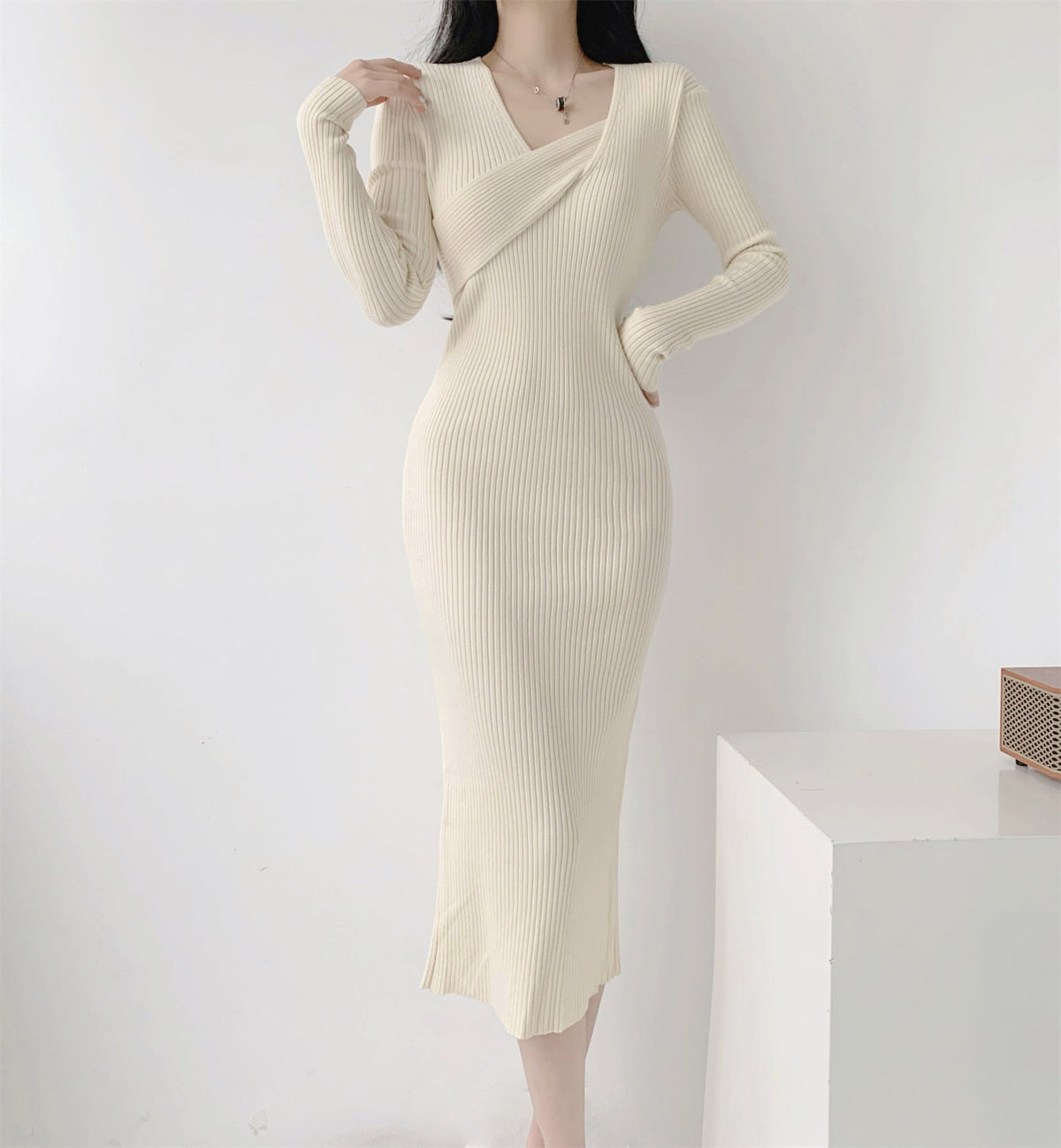 【dress】ニットワンピース　M28068