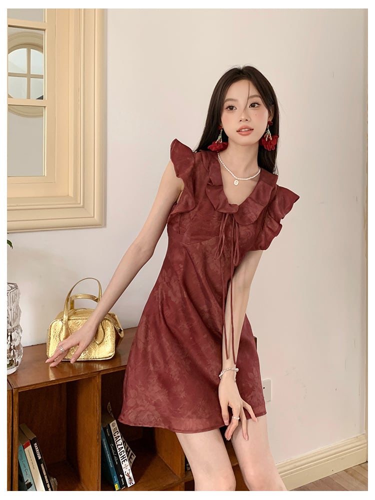 【dress】フリルワンピース　M24718
