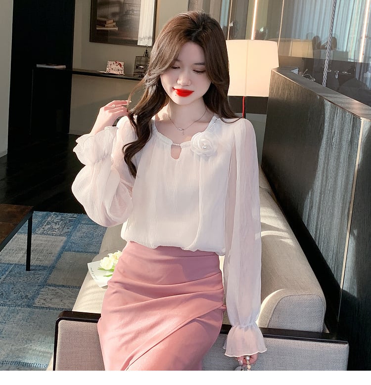 【tops】立体フラワートップス　M29036