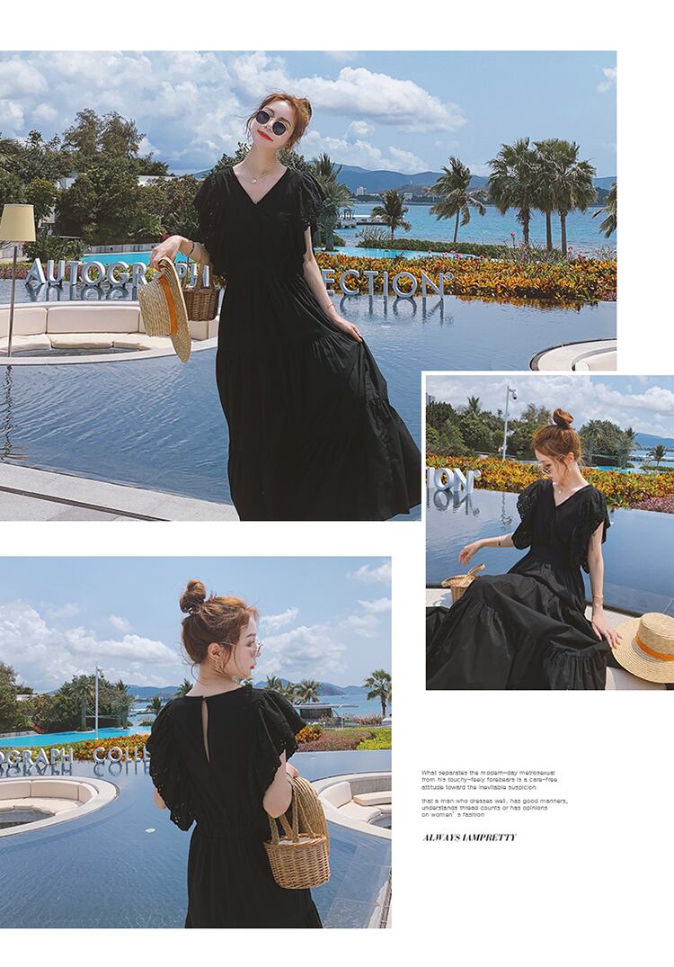 【dress】魅力的 気質満点夏おしゃれスウィート切り替え ワンピース  G0480