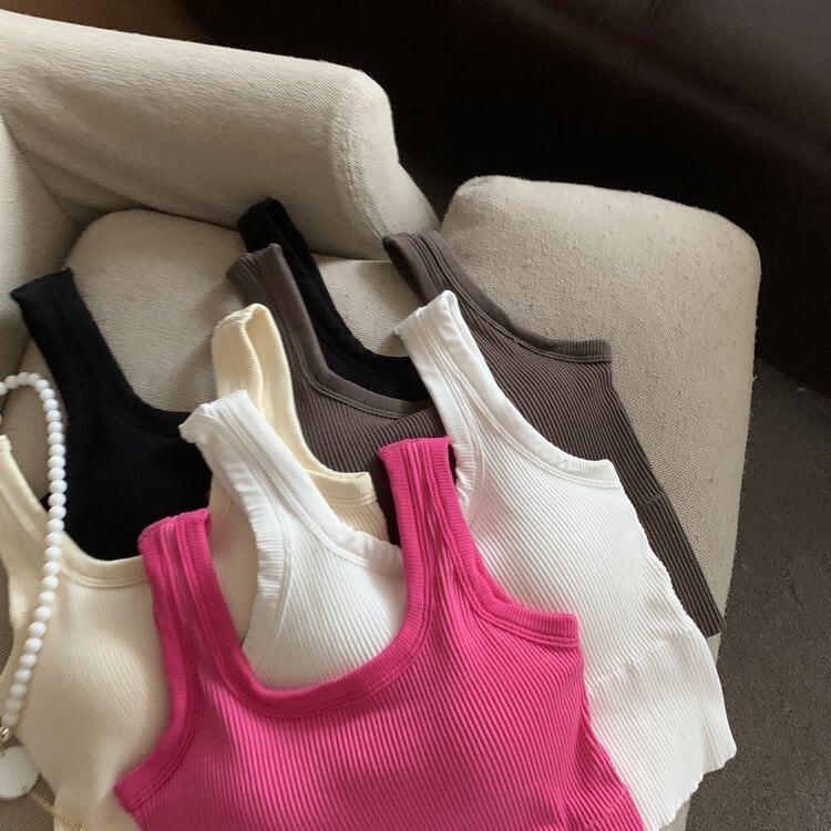 【tops】ニットキャミソール　M25468