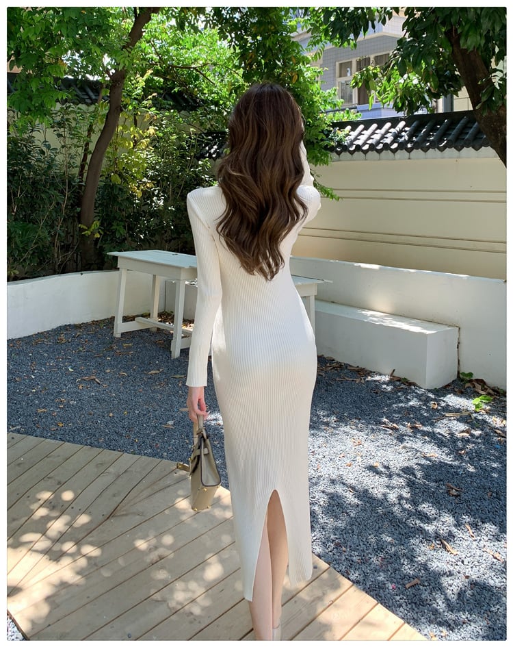 【dress】ニットワンピース　M25332