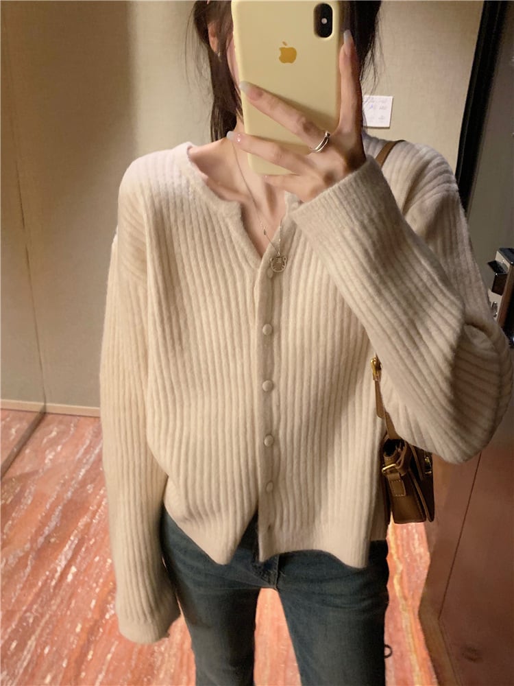 【outer】ニットカーデ　M28828
