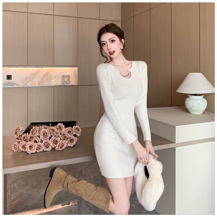 【dress】ニットワンピース　M19089