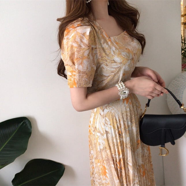 【dress】プリントワンピース　M24231