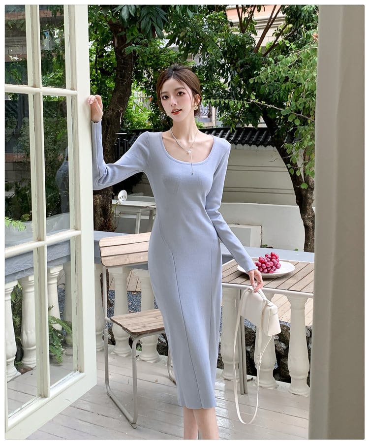 【dress】ニットワンピース　M25607