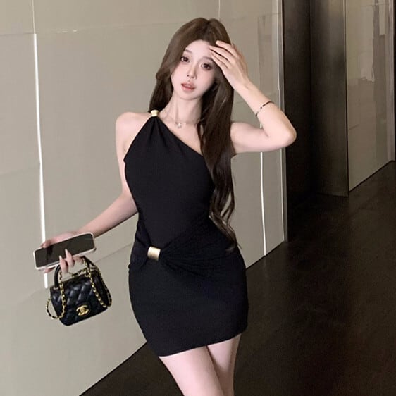 【dress】ワンショルダーワンピース　M29514