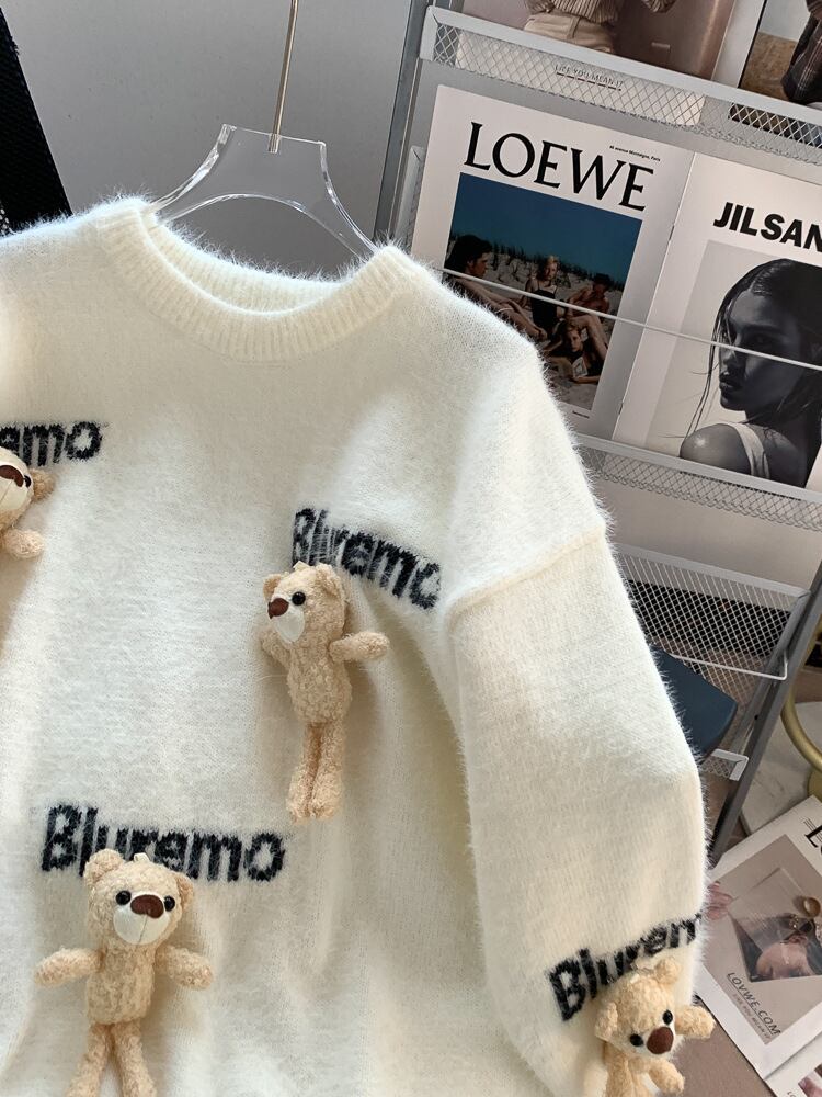 【tops】カートゥーンニットセーター　M28308