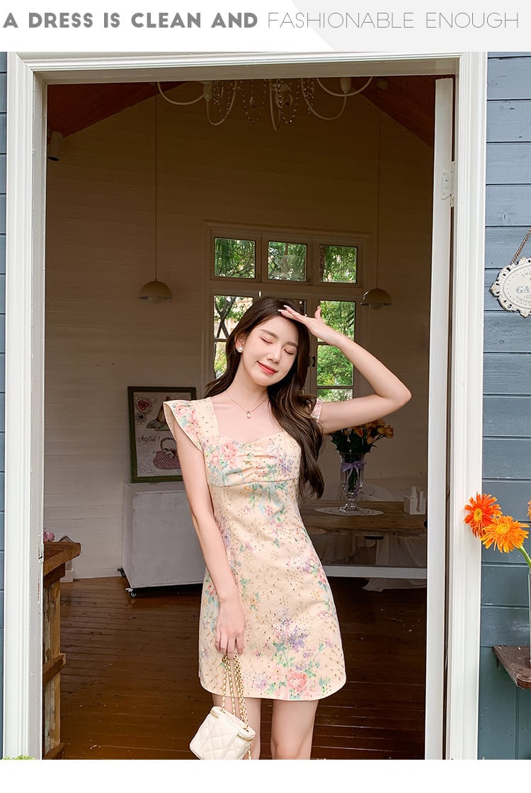 【dress】プリントワンピース　M23953
