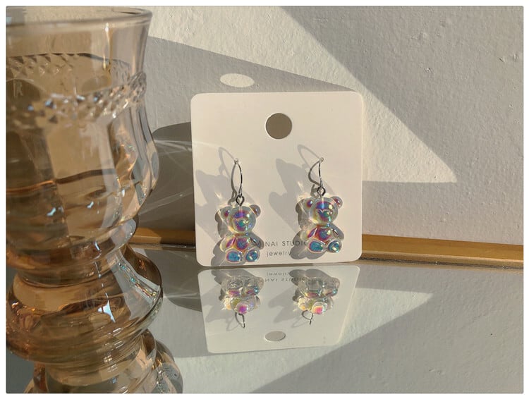 【小物】お手頃価格  ピアスシンプルスウィートキュートくまちゃん