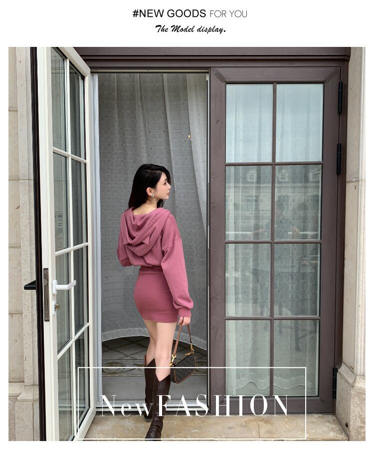 【dress】フード付きワンピース　M18720
