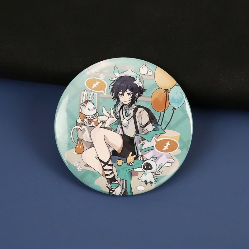 【GOODS】原神 遊園地 缶バッジ Q2187