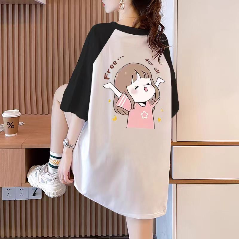 【tops】3色ラウンドネックＴシャツF7622