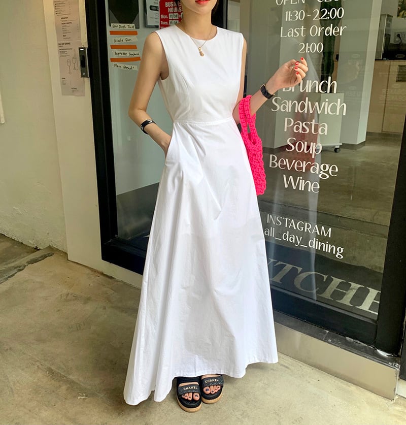 【dress】ノースリーブワンピース　M24737