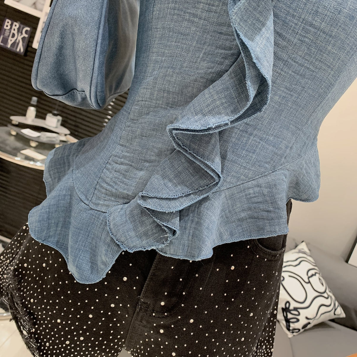 【tops】フリルベアトップ　M25023