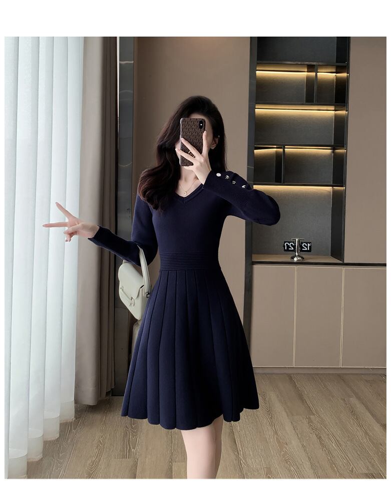 【dress】ニットワンピース　M18909