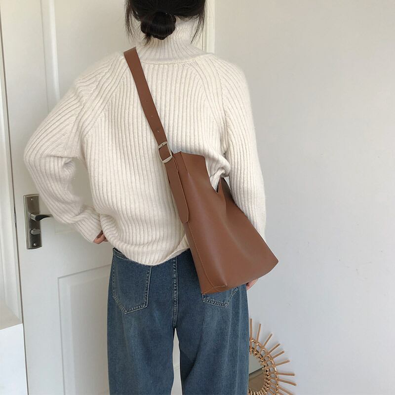 【tops】ハイネックニットセーター　M27226