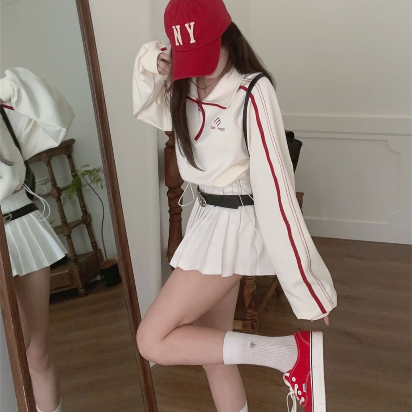【tops】スタンドネックパーカー　N2953