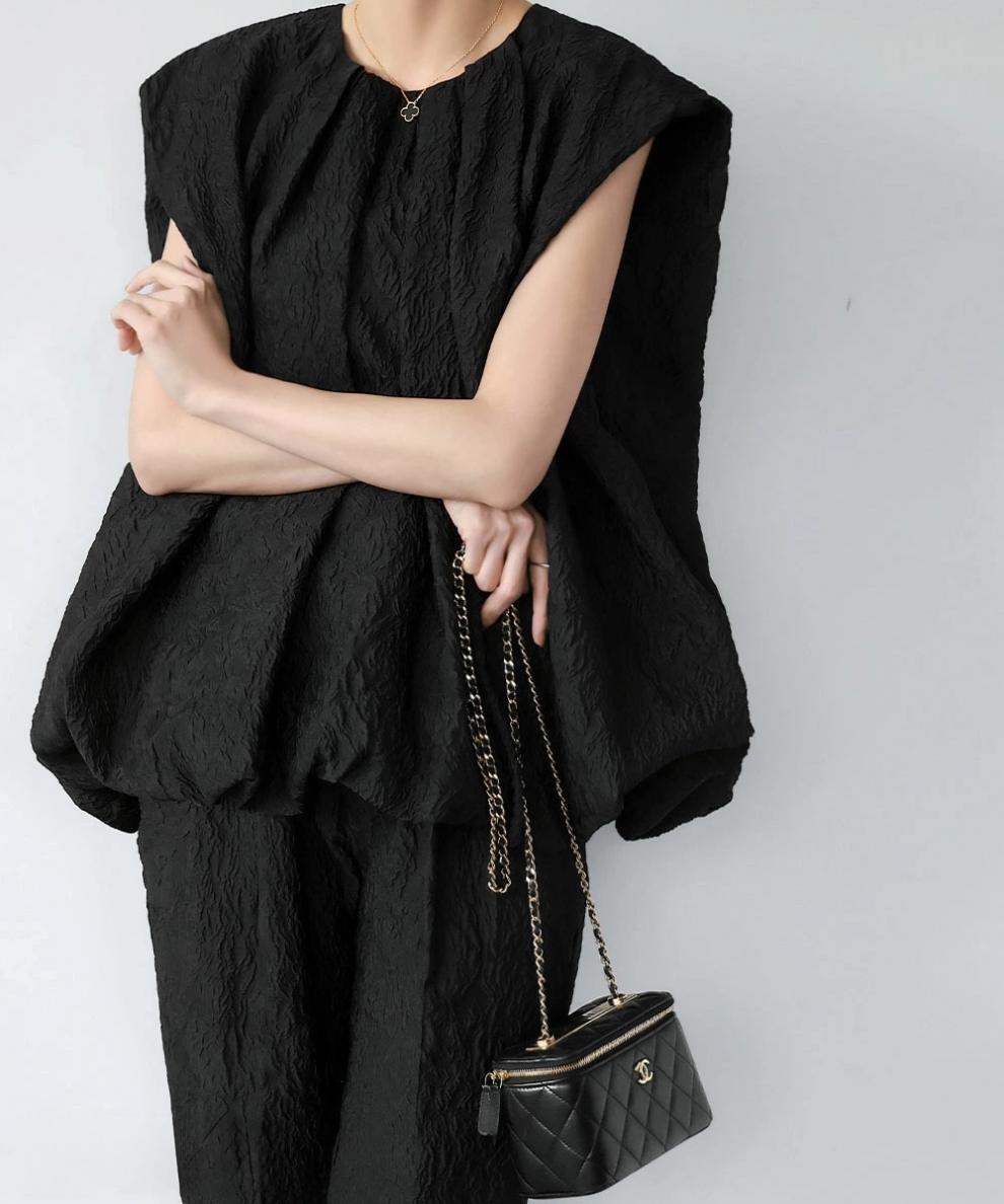 【tops】ジャカードトップス　M24075