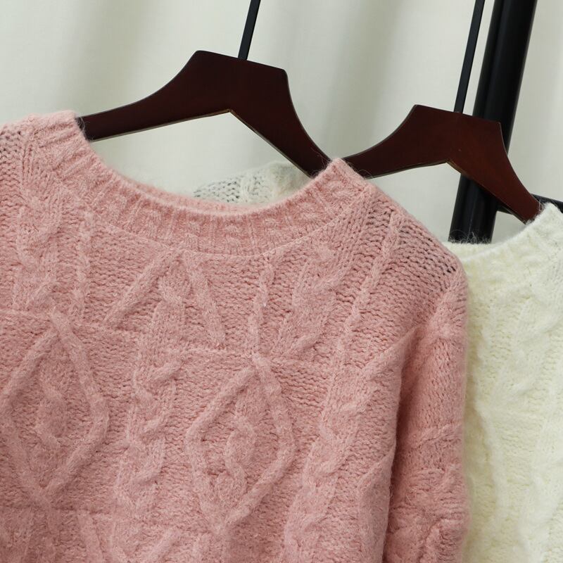 【tops】クルーネックニットセーター　M27746