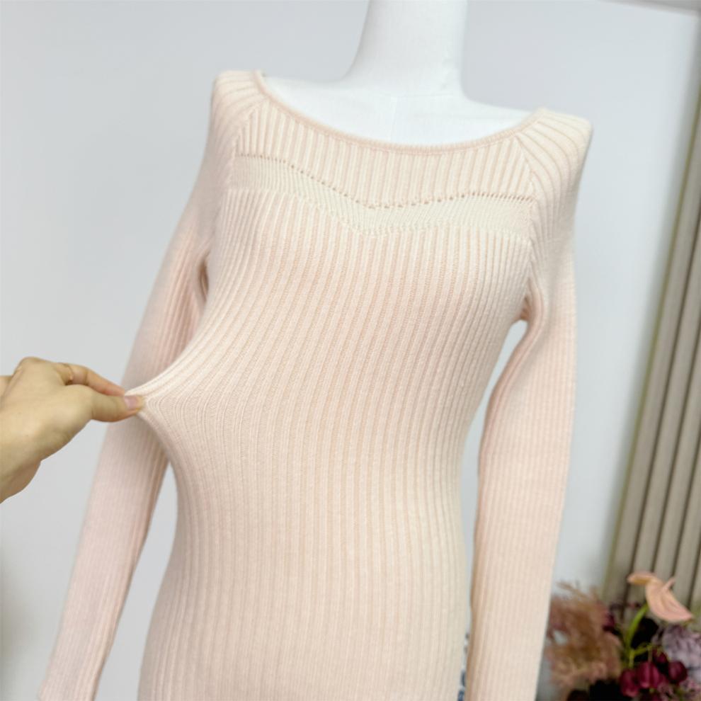 【dress】マーメイドニットワンピース　M28346