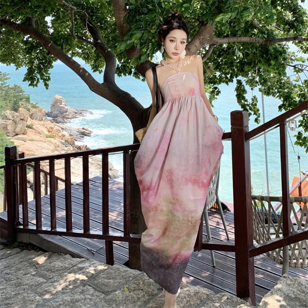 【dress】プリントワンピース　M24863