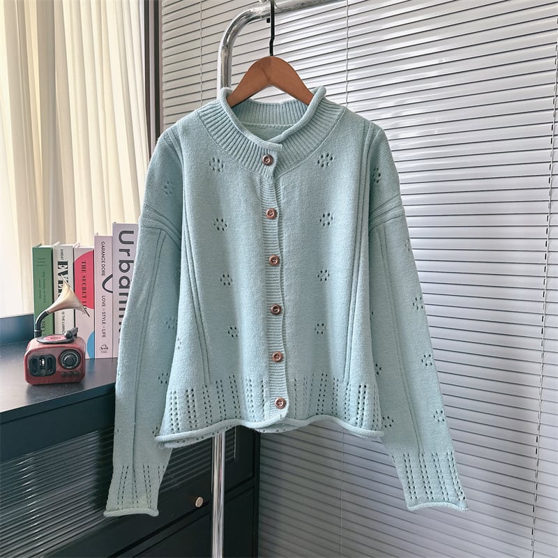 【outer】ニットカーデ　M25599