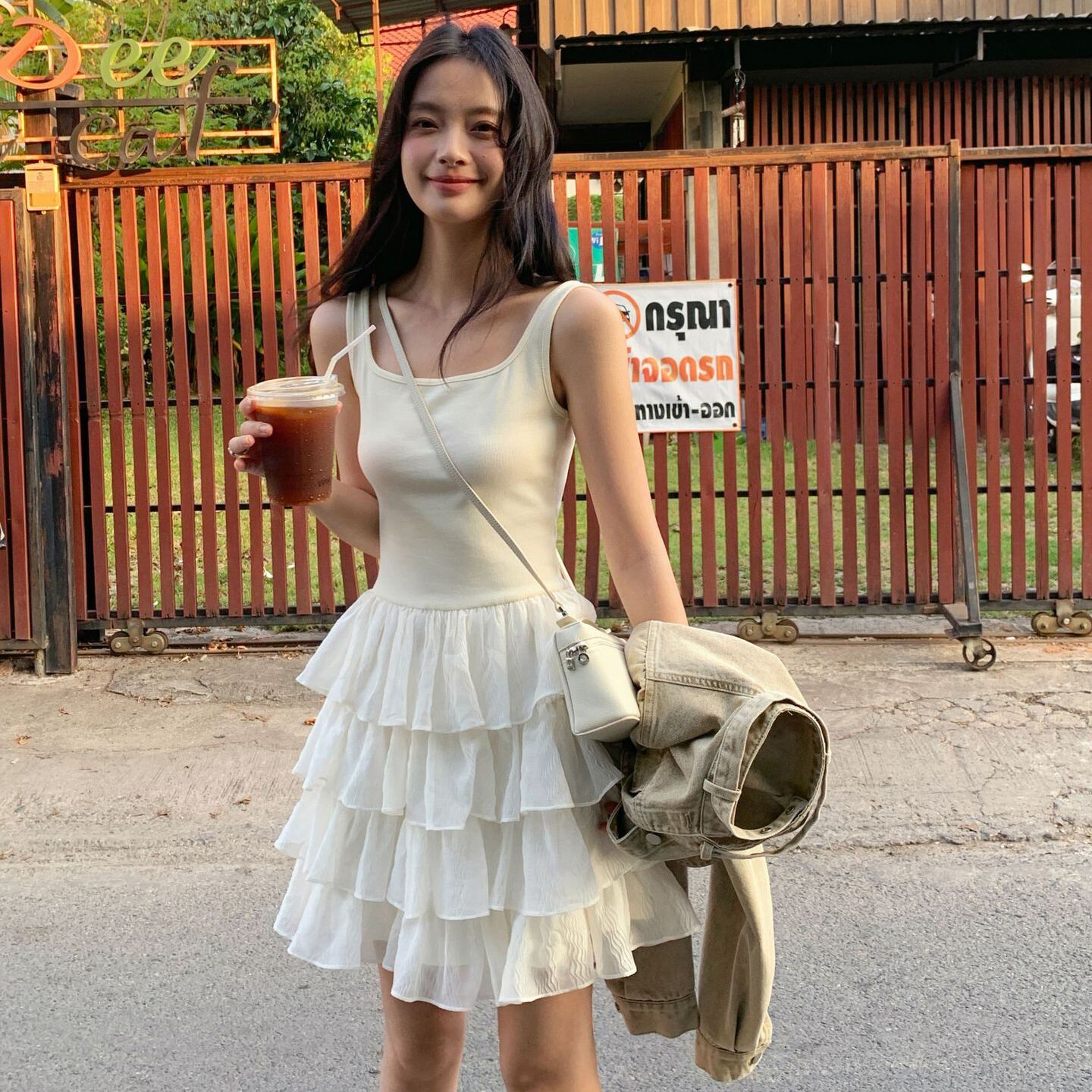 【dress】Aラインキャミワンピース G20400