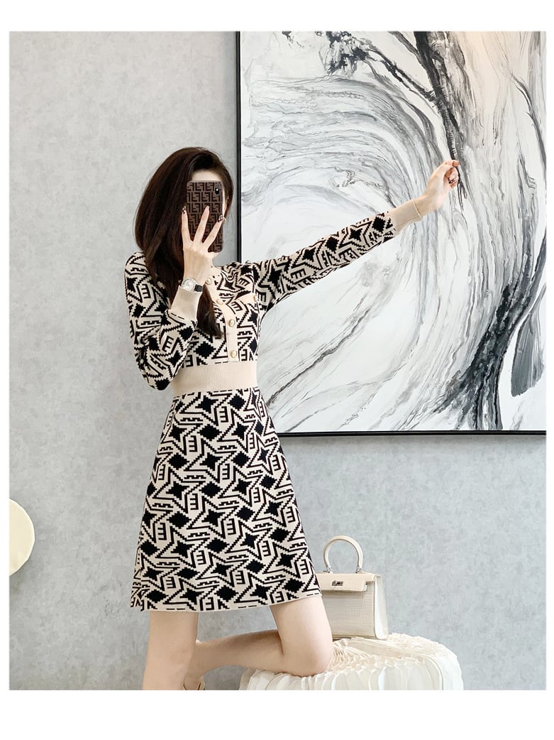 【dress】ニットワンピース　M25508