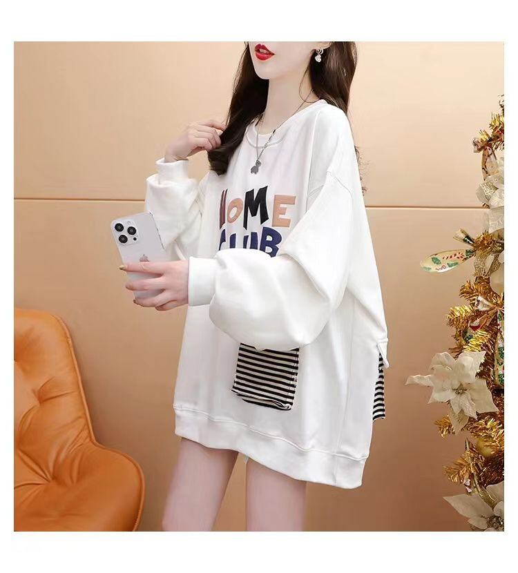 【tops】クルーネックパーカー　M18556