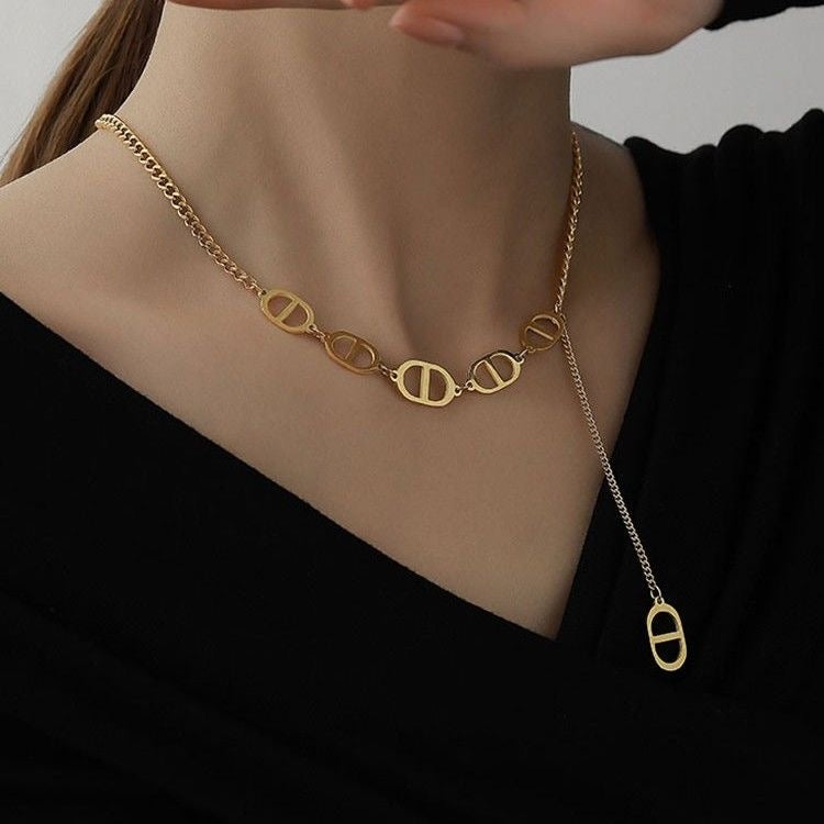 【小物】ファッションネックレスアクセサリーF8193