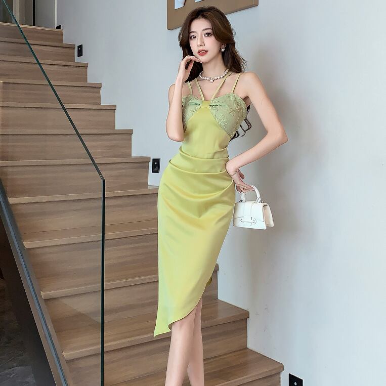 【dress】ギャザーキャミワンピース G20118