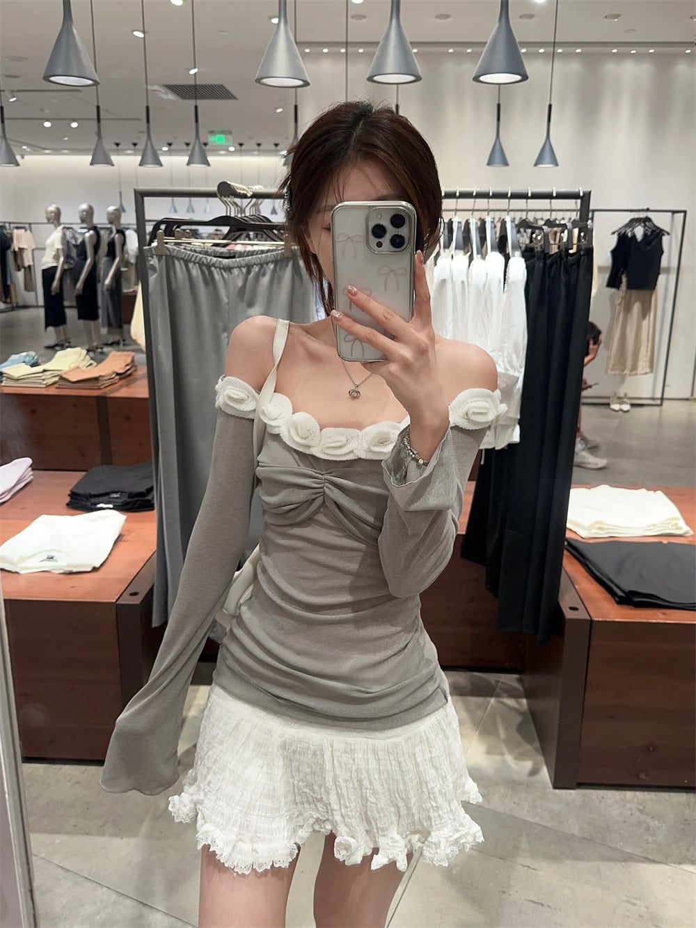 【tops】立体フラワートップス　M25541