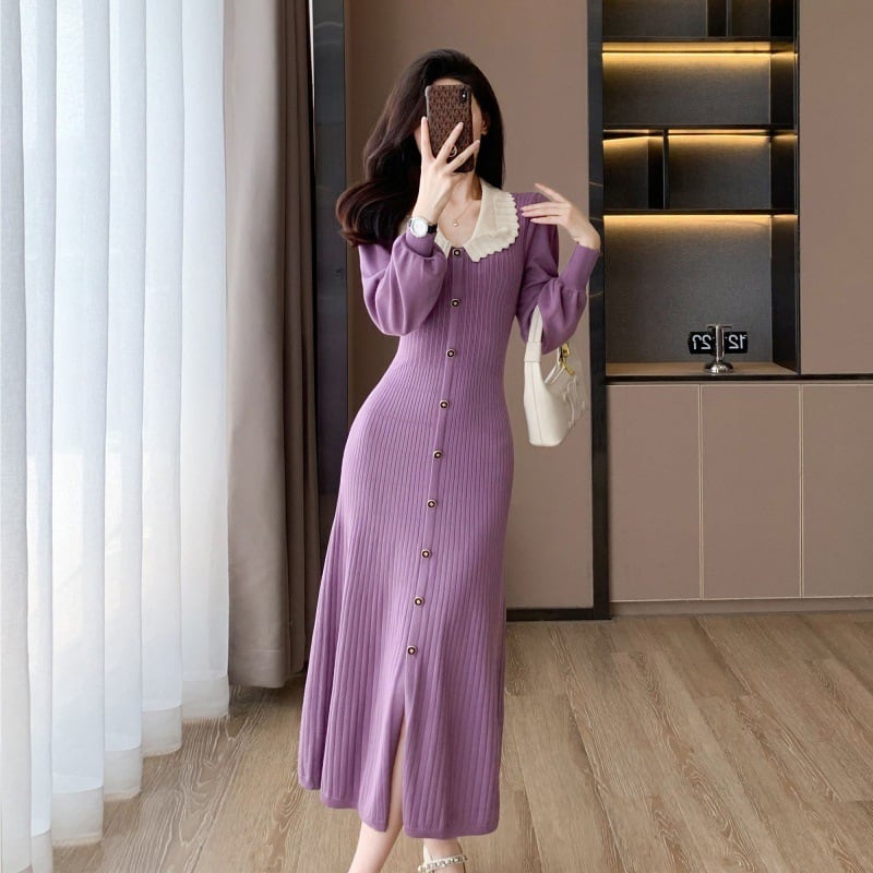 【dress】ニットワンピース　M25691