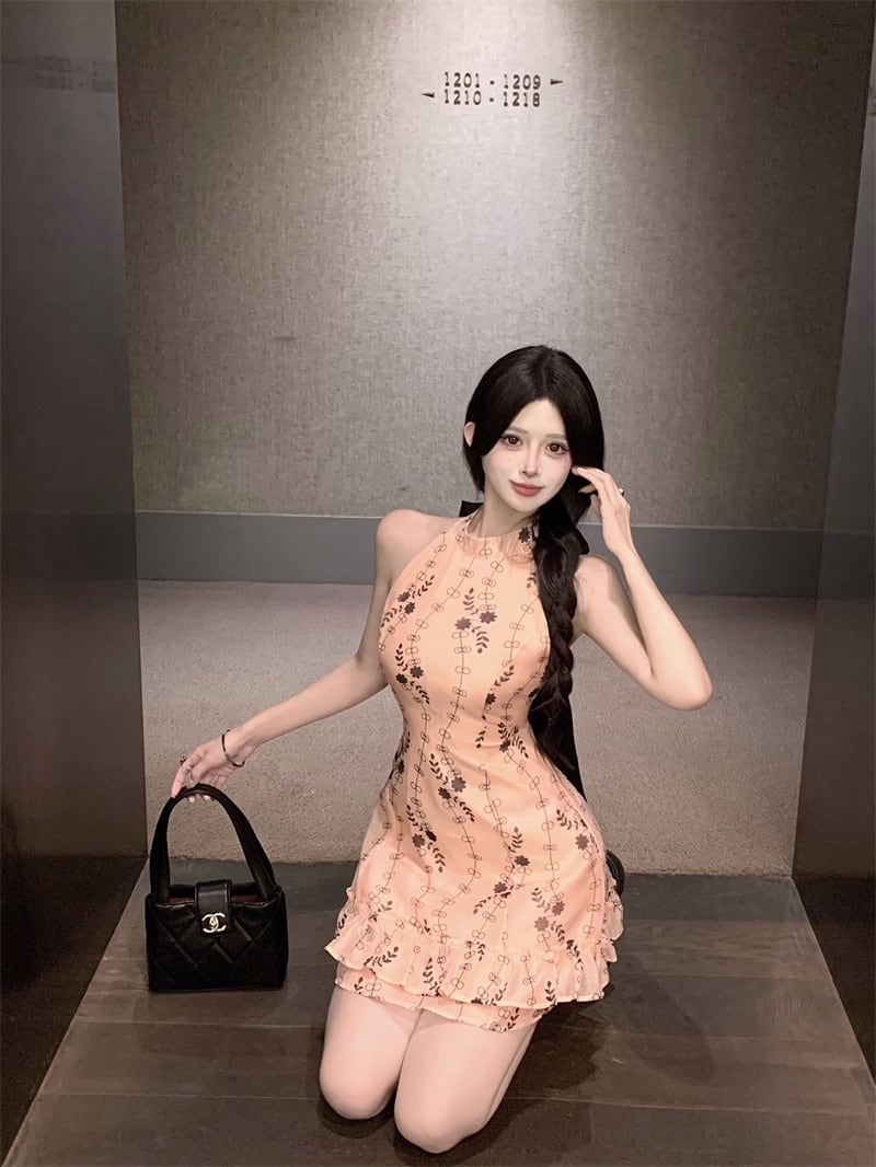 【dress】リボン付きワンピース　M24613