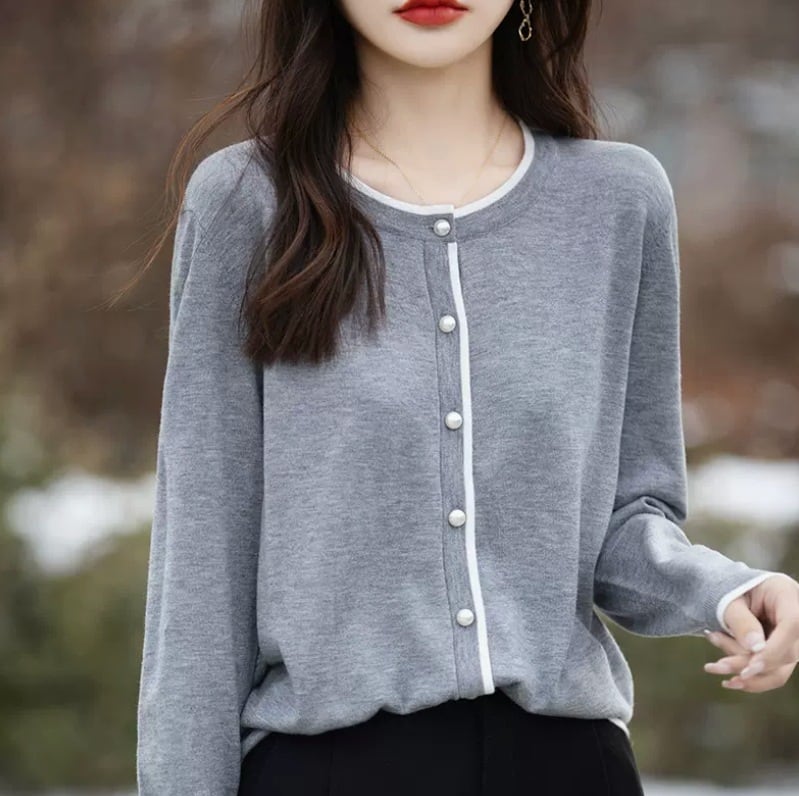 【outer】ニットカーデ　M26257