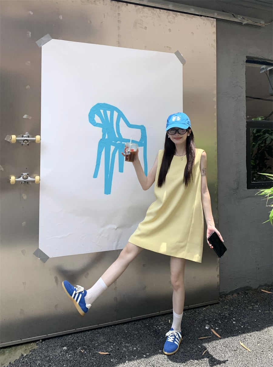 【dress】ノースリーブワンピース　M25333