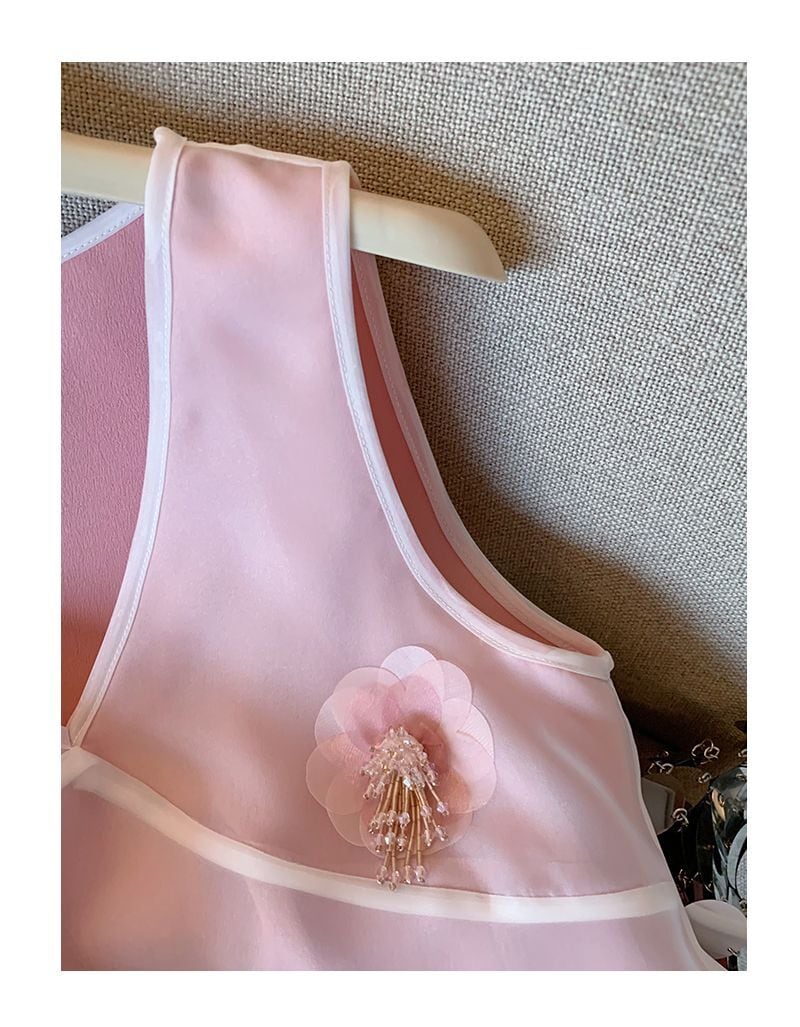 【tops】Vネックノースリーブトップス　M24803