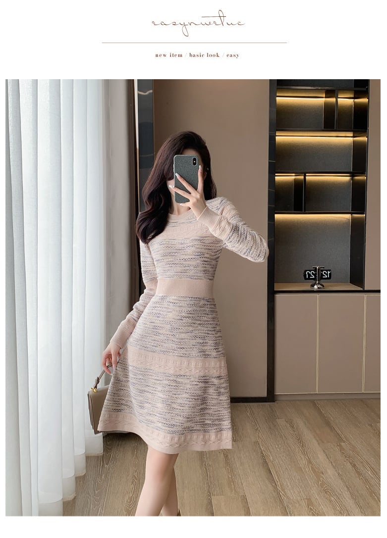 【dress】ニットワンピース　M25484