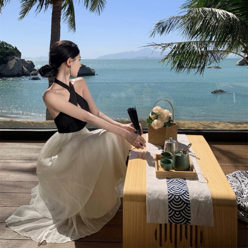 【dress】ホルターネックワンピース G20114