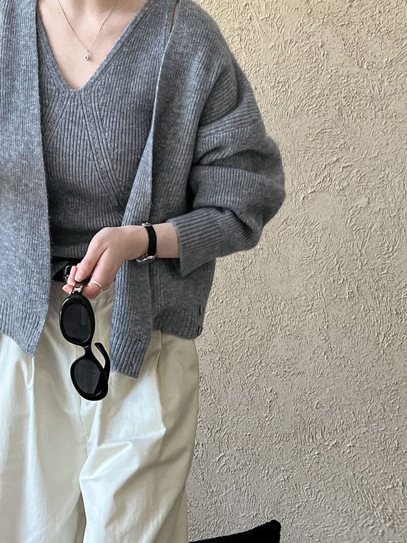 【tops】ニットアンサンブル　N2876