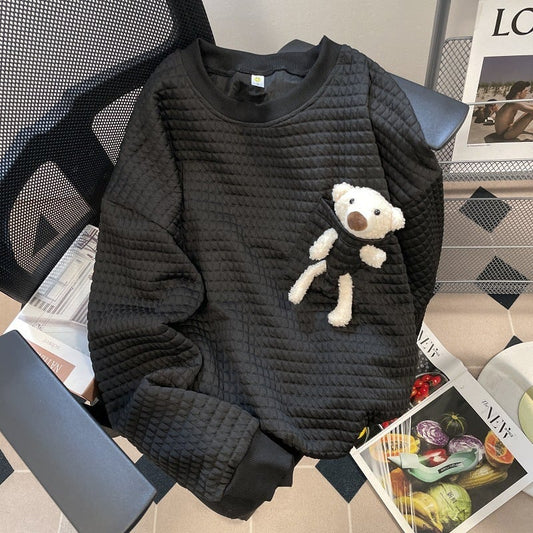 【tops】カートゥーン裏起毛厚手パーカーG18100