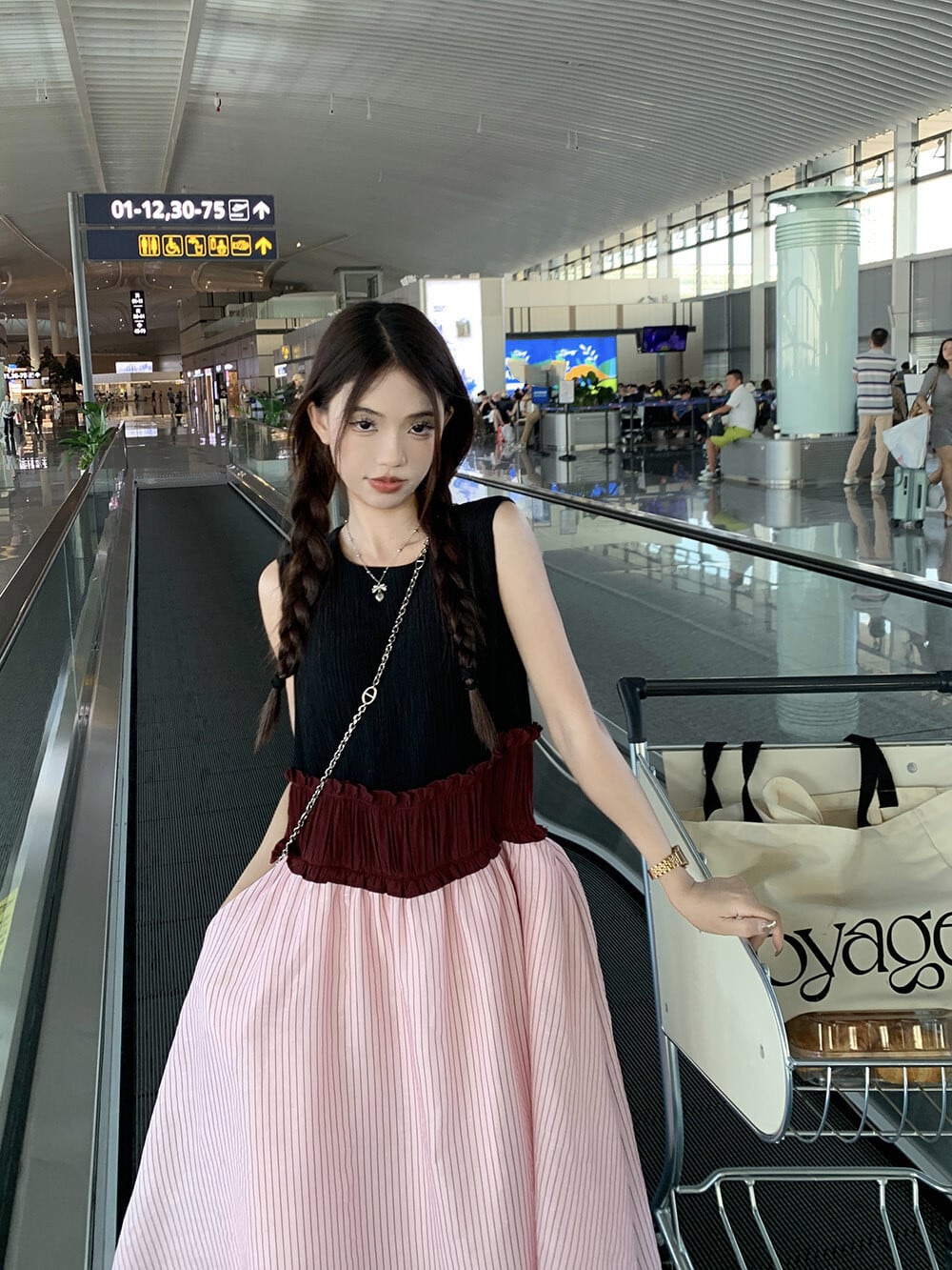 【dress】ノースリーブワンピース　M24340
