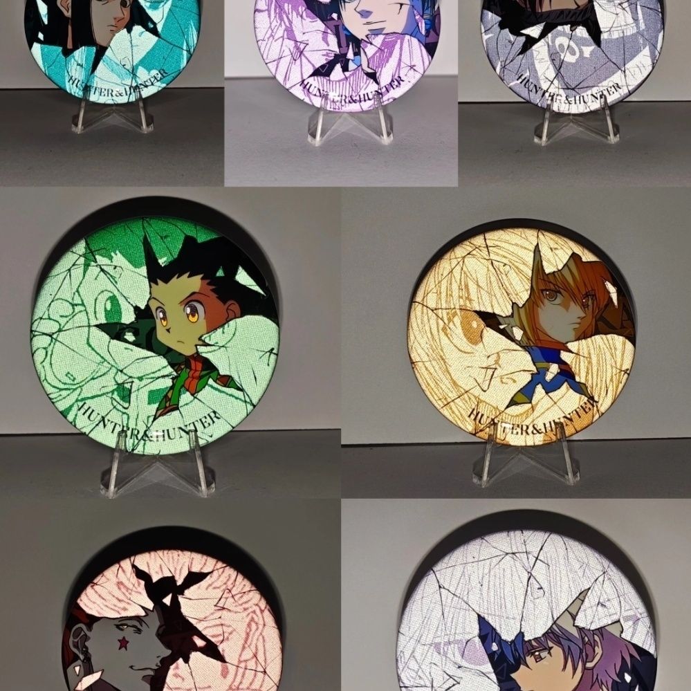 【GOODS】HUNTER×HUNTER 割れたガラス 58mm 缶バッジ Q2240