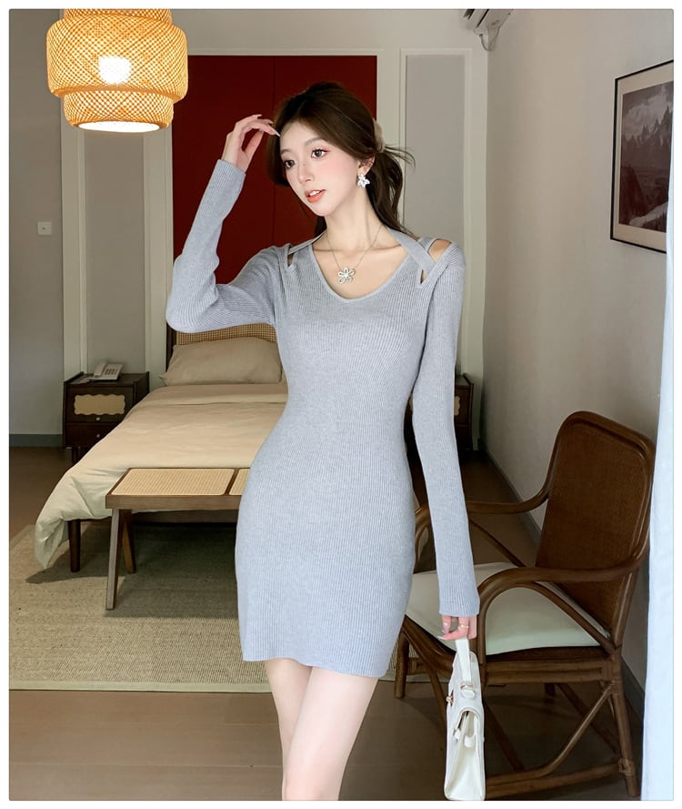 【dress】ニットワンピース　M25534