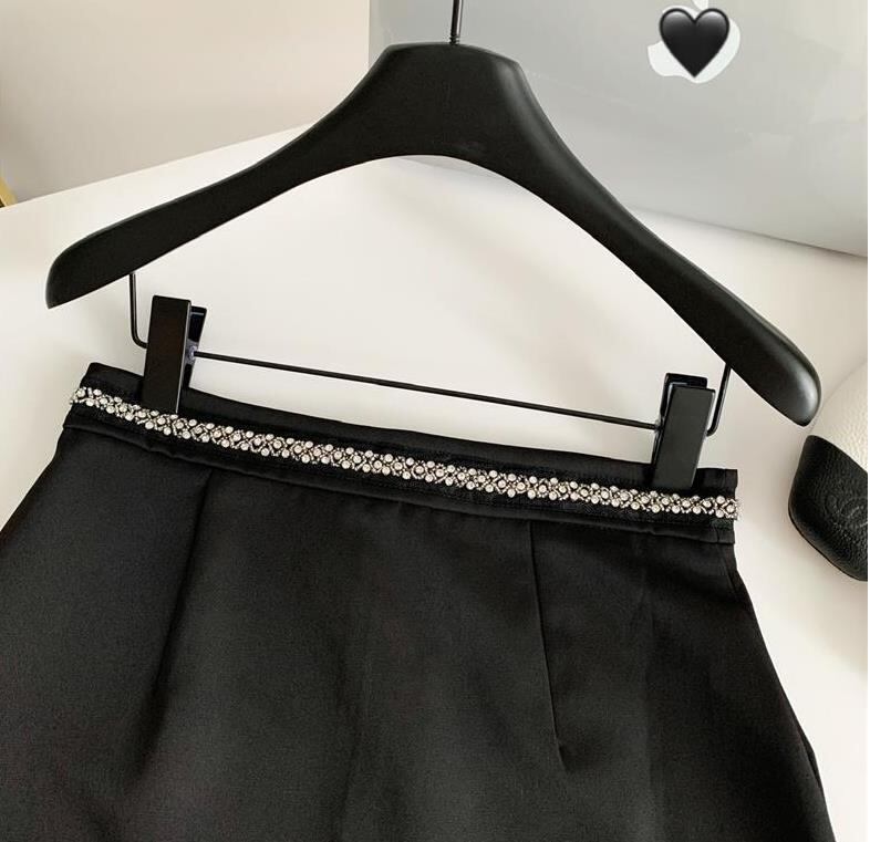 【set】ファスナーＴシャツ+スカート2点セットF7280