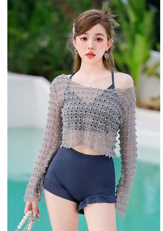 【水着】3点セットビキニスイムウェア　M30221