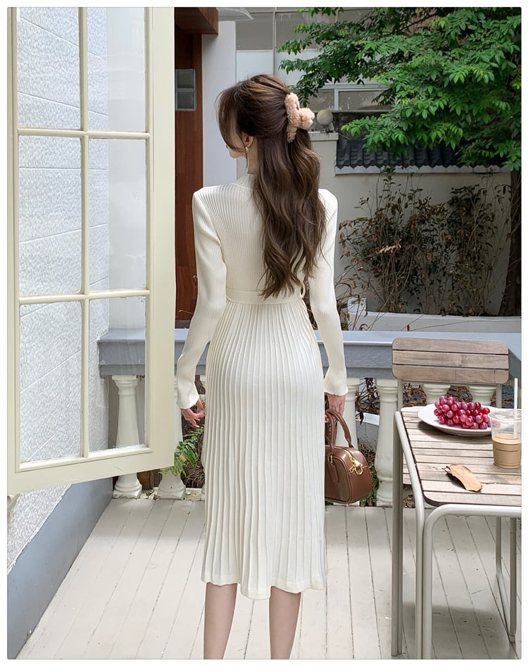 【dress】ニットワンピース　M25478