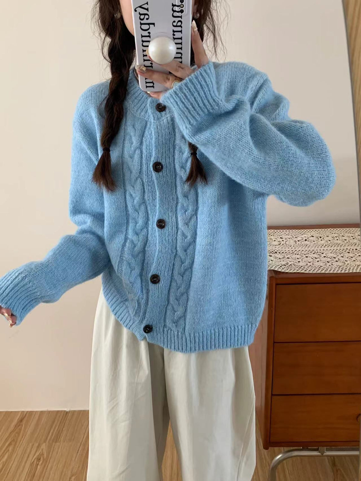 【outer】ニットカーデ　M27280